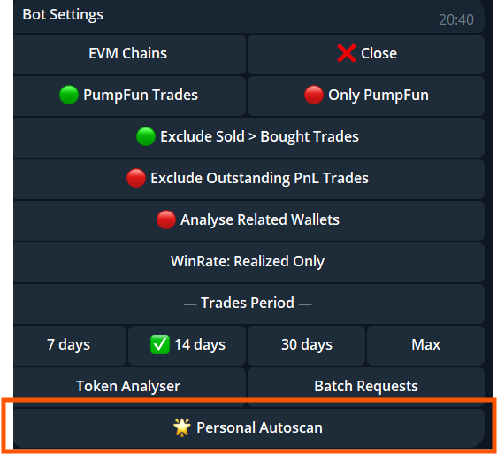 AutoScan Bot screenshot
